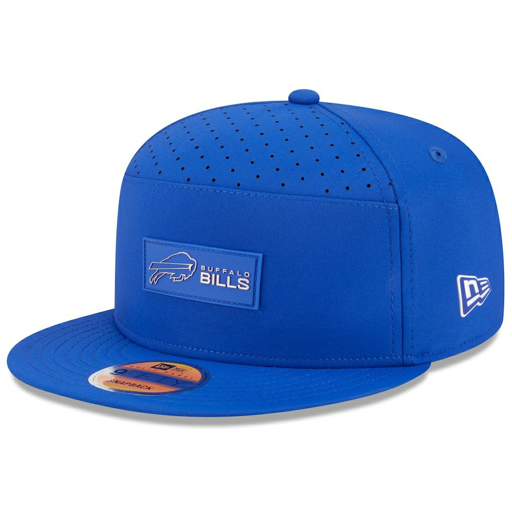 Buffalo Bills New Era 2025 Sideline Split Panel 9FIFTY Snapback Hat Royal | NFL