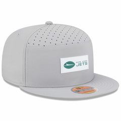 New York Jets New Era 2025 Sideline Split Panel 9FIFTY Snapback Hat Gray | NFL