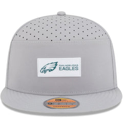 Philadelphia Eagles New Era 2025 Sideline Split Panel 9FIFTY Snapback Hat Gray | NFL