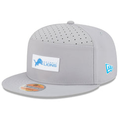 Detroit Lions New Era 2025 Sideline Split Panel 9FIFTY Snapback Hat Gray | NFL