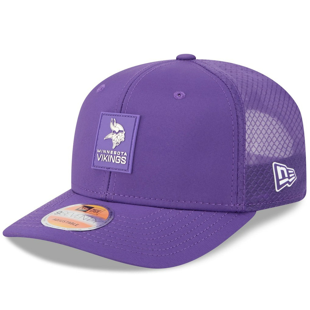 Minnesota Vikings New Era 2025 Sideline 9SEVENTY Trucker Adjustable Hat Purple | NFL