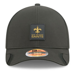 New Orleans Saints New Era 2025 Sideline M-Crown 9FORTY Adjustable Hat Black | NFL