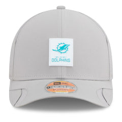 Miami Dolphins New Era 2025 Sideline M-Crown 9FORTY Adjustable Hat Gray | NFL