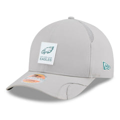 Philadelphia Eagles New Era 2025 Sideline M-Crown 9FORTY Adjustable Hat Gray | NFL