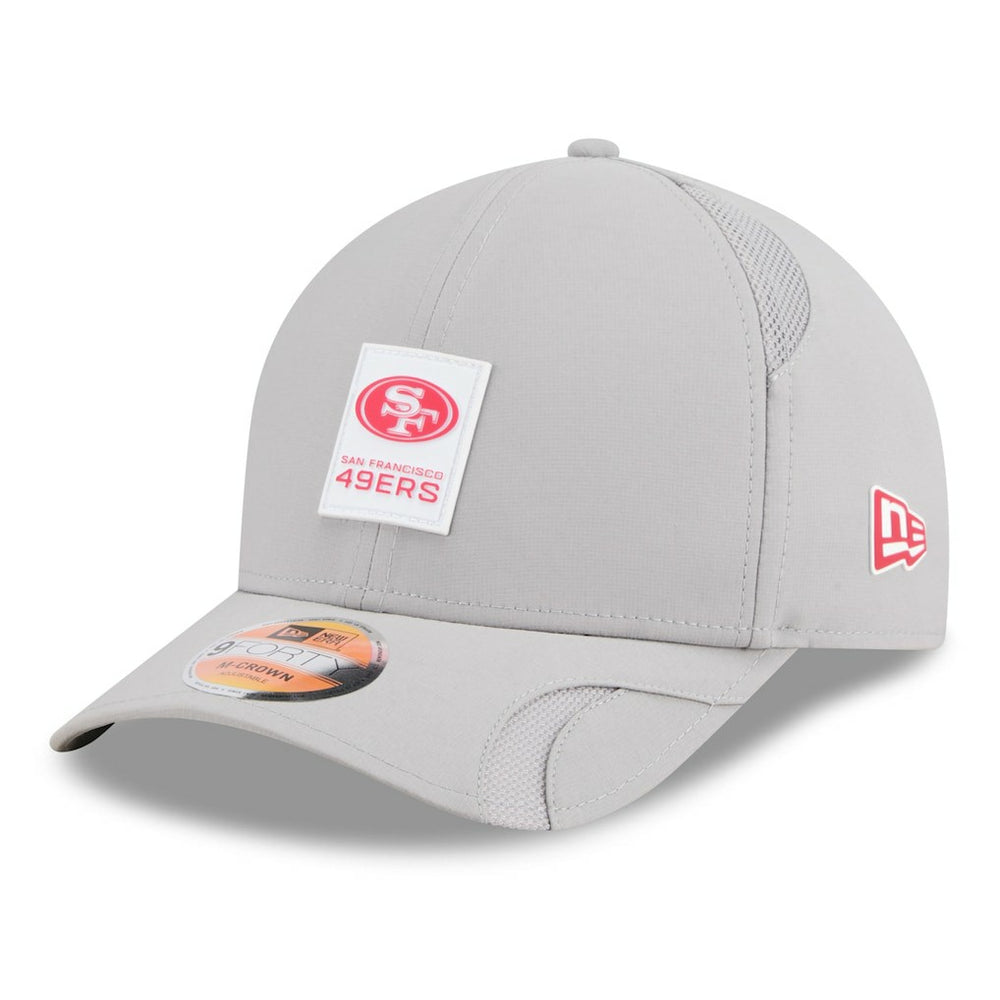 San Francisco 49ers New Era 2025 Sideline M-Crown 9FORTY Adjustable Hat Gray | NFL
