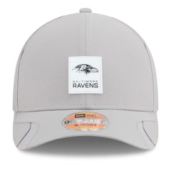 Baltimore Ravens New Era 2025 Sideline M-Crown 9FORTY Adjustable Hat Gray | NFL