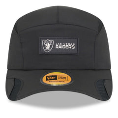 Las Vegas Raiders New Era 2025 Sideline Runner Adjustable Hat Black | NFL
