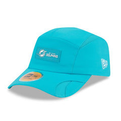 Miami Dolphins New Era 2025 Sideline Runner Adjustable Hat Aqua | NFL