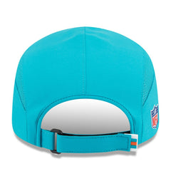 Miami Dolphins New Era 2025 Sideline Runner Adjustable Hat Aqua | NFL