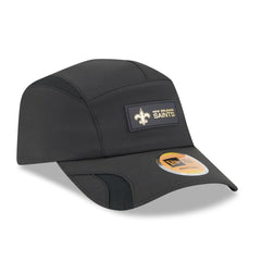 New Orleans Saints New Era 2025 Sideline Runner Adjustable Hat Black | NFL