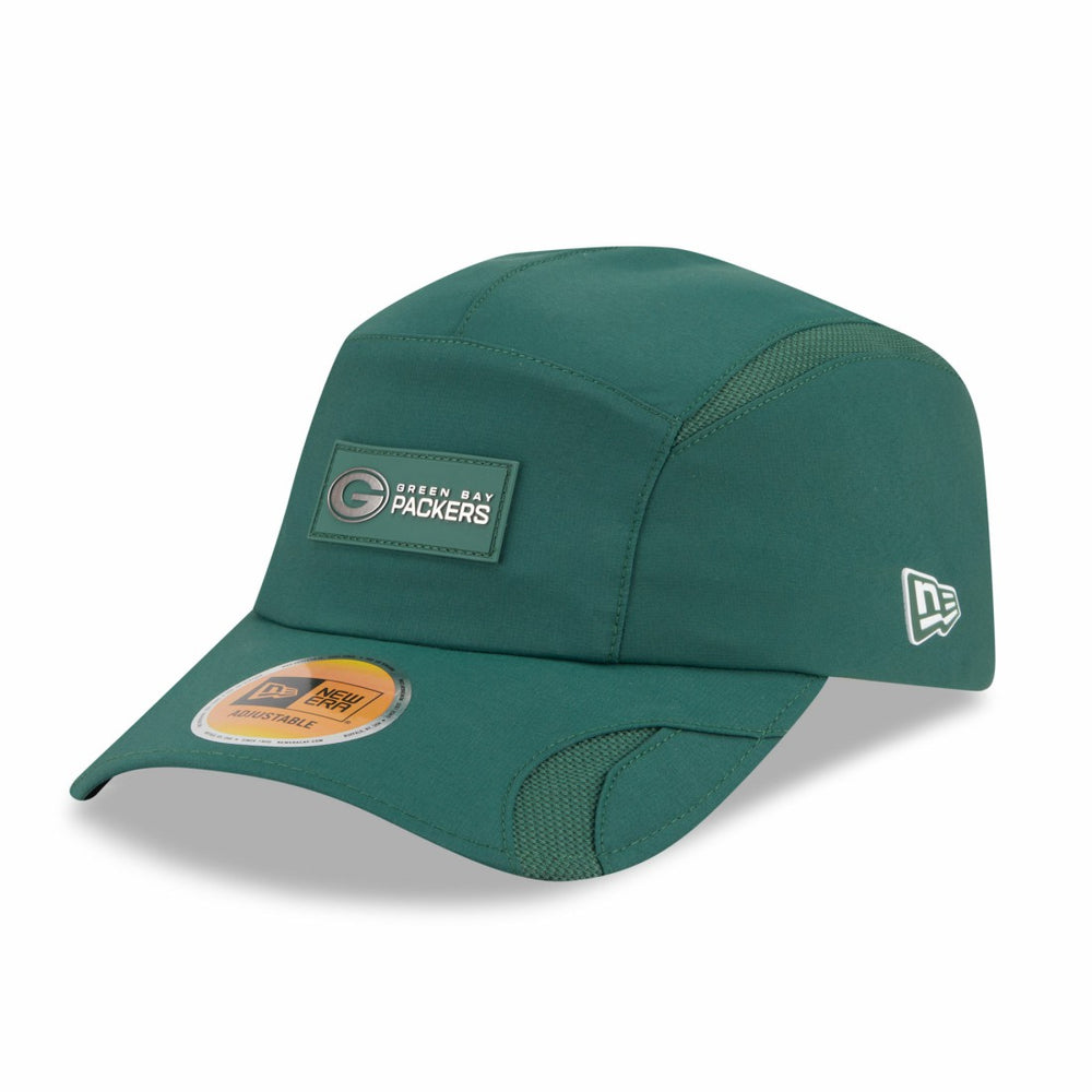 Green Bay Packers New Era 2025 Sideline Runner Adjustable Hat Green | NFL
