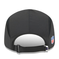 Baltimore Ravens New Era 2025 Sideline Runner Adjustable Hat Black | NFL