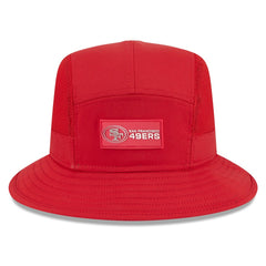 San Francisco 49ers New Era 2025 Sideline Bucket Hat Scarlet | NFL