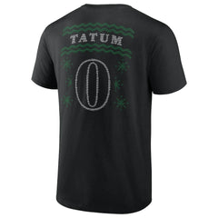 Jayson Tatum Boston Celtics Ugly Sweater Name & Number T-Shirt Black - NBA