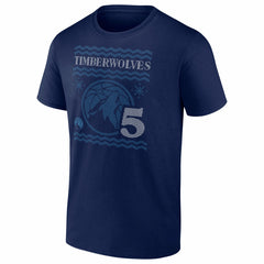 Anthony Edwards Minnesota Timberwolves Ugly Sweater Name & Number T-Shirt Navy - NBA