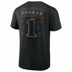 Devin Booker Phoenix Suns Ugly Sweater Name & Number T-Shirt Black - NBA