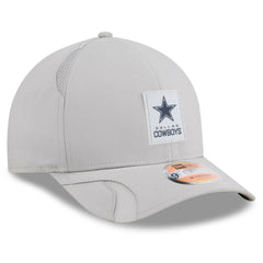 Dallas Cowboys New Era 2025 Sideline M-Crown 9FORTY Adjustable Hat Gray | NFL