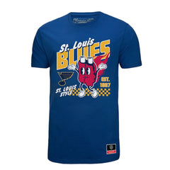 St. Louis Blues Mitchell & Ness Local Food T-Shirt - Blue - NHL