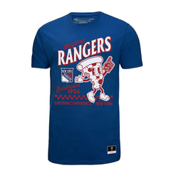 New York Rangers Mitchell & Ness Local Food T-Shirt - Blue - NHL