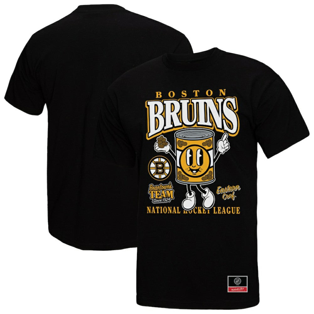 Boston Bruins Mitchell & Ness Local Food T-Shirt - Black - NHL