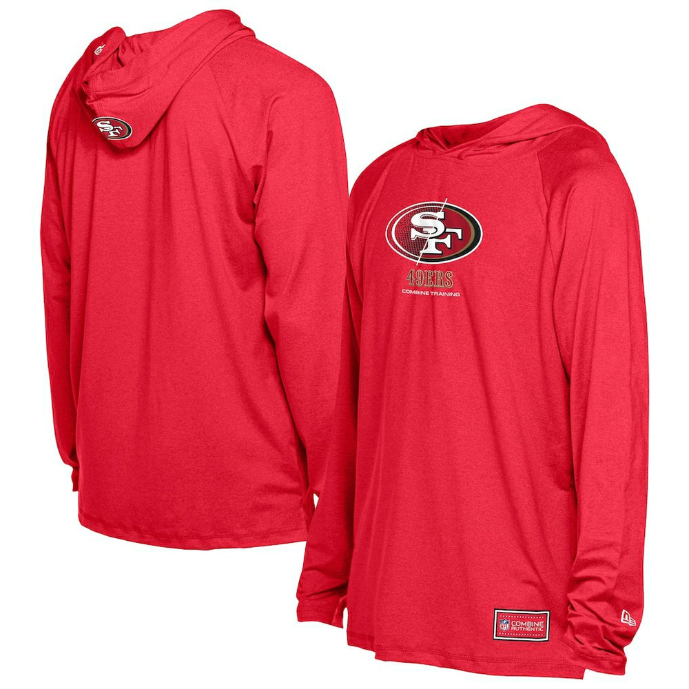 San Francisco 49ers New Era Functional Fandom Hoodie Scarlet | NFL