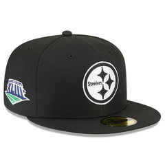 Pittsburgh Steelers New Era x Alpha Industries 59FIFTY Fitted Hat Black | NFL
