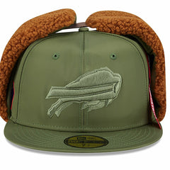 Buffalo Bills New Era x Alpha Industries Dog Ears 59FIFTY Fitted Hat Olive | NFL