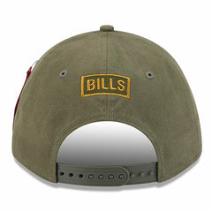 Buffalo Bills New Era x Alpha Industries A-Frame 9FORTY Adjustable Hat Olive | NFL