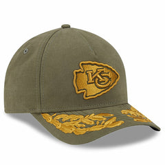 Kansas City Chiefs New Era x Alpha Industries A-Frame 9FORTY Adjustable Hat Olive | NFL