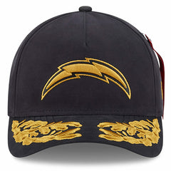 Los Angeles Chargers New Era x Alpha Industries A-Frame 9FORTY Adjustable Hat Black | NFL