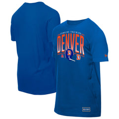 Denver Broncos New Era Combine Authentic Training Throwback T-Shirt Royal | NFL