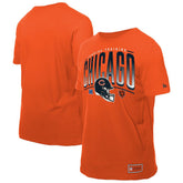 Chicago Bears New Era Combine Authentic Helmet T-Shirt Orange | NFL