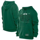 New York Jets New Era Combine Authentic Local State Throwback Hoodie Green | NFL