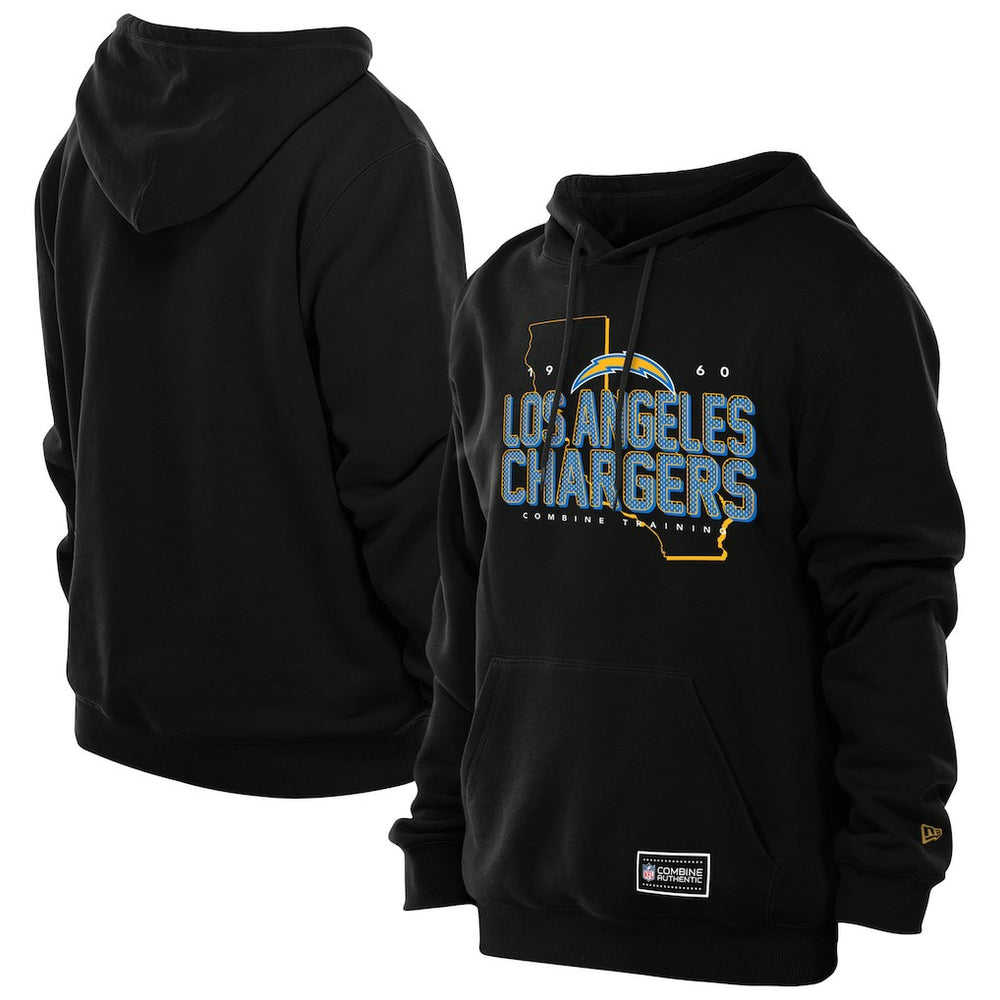 Los Angeles Chargers New Era Combine Authentic Local State Hoodie Black | NFL