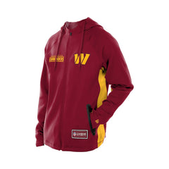 Washington Commanders New Era Combine Authentic Raglan Scuba Full-Zip Hoodie Burgundy | NFL