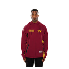 Washington Commanders New Era Combine Authentic Raglan Scuba Full-Zip Hoodie Burgundy | NFL