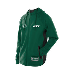 New York Jets New Era Combine Authentic Raglan Scuba Full-Zip Hoodie Green | NFL