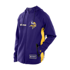 Minnesota Vikings New Era Combine Authentic Raglan Scuba Full-Zip Hoodie Purple | NFL