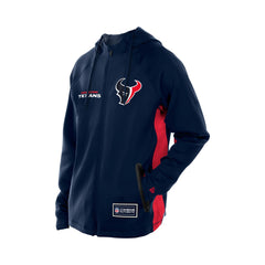 Houston Texans New Era Combine Authentic Raglan Scuba Full-Zip Hoodie Navy | NFL