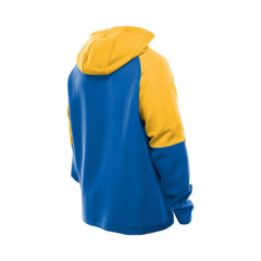 Los Angeles Rams New Era Combine Authentic Color Block Raglan Pullover Hoodie Royal | NFL