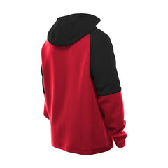 Atlanta Falcons New Era Combine Authentic Color Block Raglan Pullover Hoodie Red | NFL