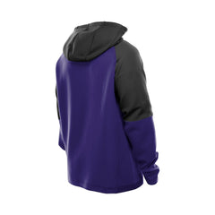 Baltimore Ravens New Era Combine Authentic Color Block Raglan Pullover Hoodie Purple | NFL