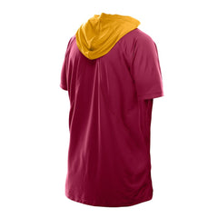 Washington Commanders New Era Combine Authentic Hooded Raglan Short-Sleeve T-Shirt Scarlet | NFL