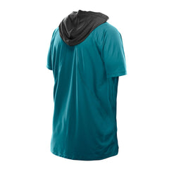 Jacksonville Jaguars New Era Combine Authentic Hooded Raglan Short-Sleeve T-Shirt Teal | NFL