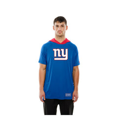 New York Giants New Era Combine Authentic Hooded Raglan Short-Sleeve T-Shirt Royal | NFL