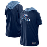 Tennessee Titans New Era Combine Authentic Hooded Raglan Short-Sleeve T-Shirt Navy | NFL