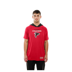 Atlanta Falcons New Era Combine Authentic Hooded Raglan Short-Sleeve T-Shirt Red | NFL