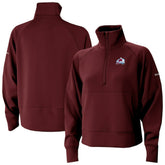 Colorado Avalanche Columbia Women's Wickhams Hills Raglan Omni-Wick Half-Zip Pullover - Maroon - NHL