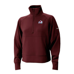 Colorado Avalanche Columbia Women's Wickhams Hills Raglan Omni-Wick Half-Zip Pullover - Maroon - NHL