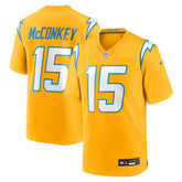 Ladd McConkey Los Angeles Chargers Alternate Charger Power Game Player Jersey Gold | Nike for Sale